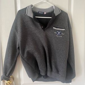 Vintage Polo Ralph Lauren collared sweatshirt